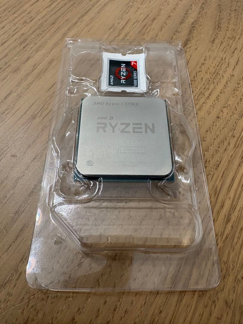 AMD Ryzen 7 5700X CPU AM4 正常動作確認済み