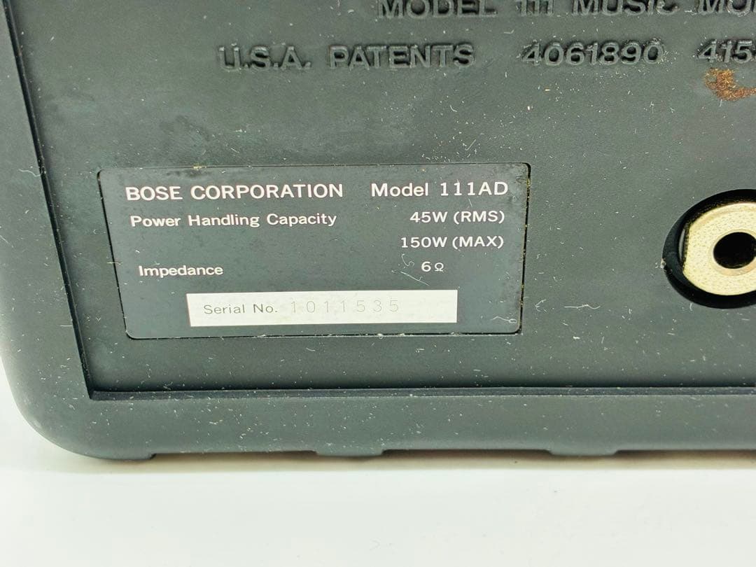 Bose スピーカー 111AD　通電未確認