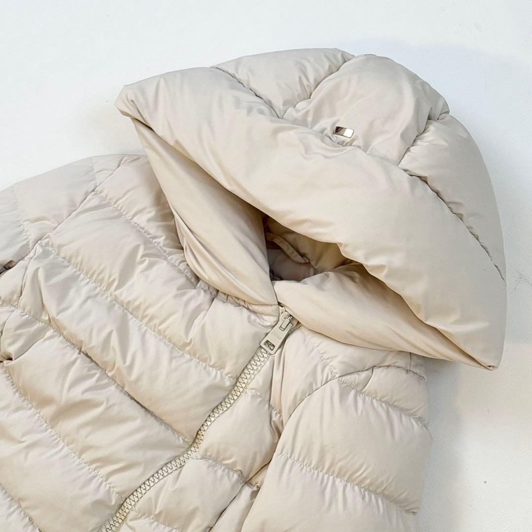 ヘルノ ポーラテック フードショートダウン ジャケット ライトベージュ 42
