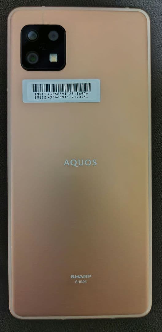 SIMフリー AQUOS sense6 SHG05 電池の健康度 良好