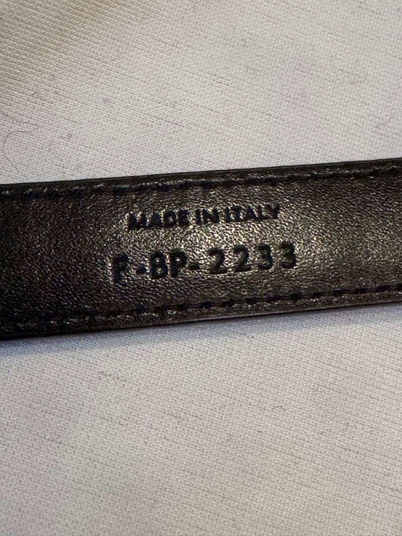 CELINE 23AW クロコダイル ベルト 75