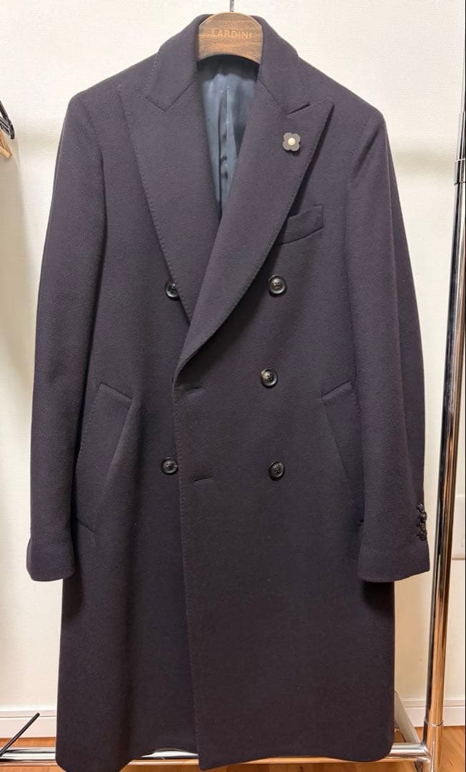 LARDINI ダブルブレストチェスター
