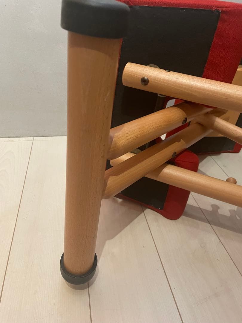 美品　stokke VARIER バランスチェア赤　ジュニアアタッチメント付