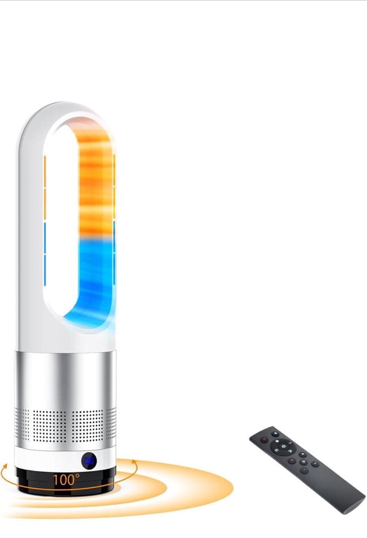 最新冷暖房(羽根なし)セラミックヒーター