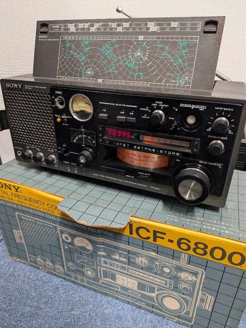 箱付き希少！ SONY ICF-6800 ソニー FM MW SW BAND短波