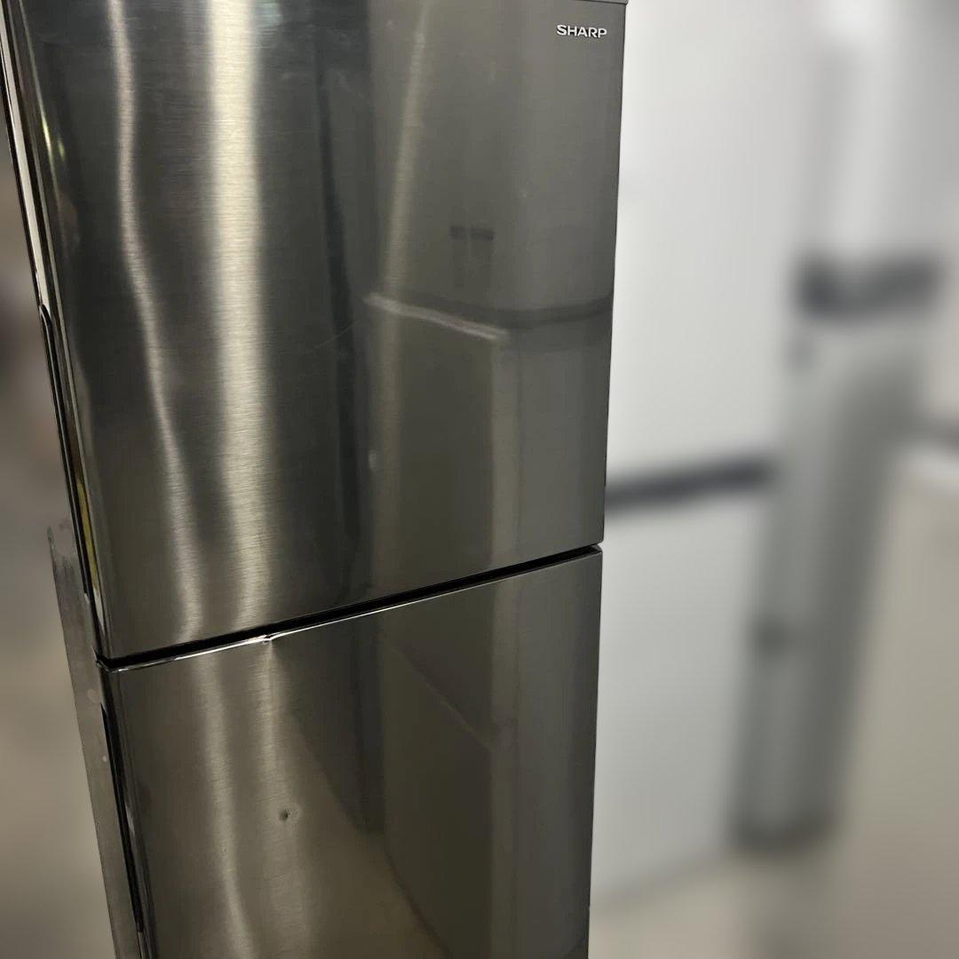 ⭐︎SHARP/プラズマクラスター/中型冷蔵庫/225L/ステンレス風デザイン