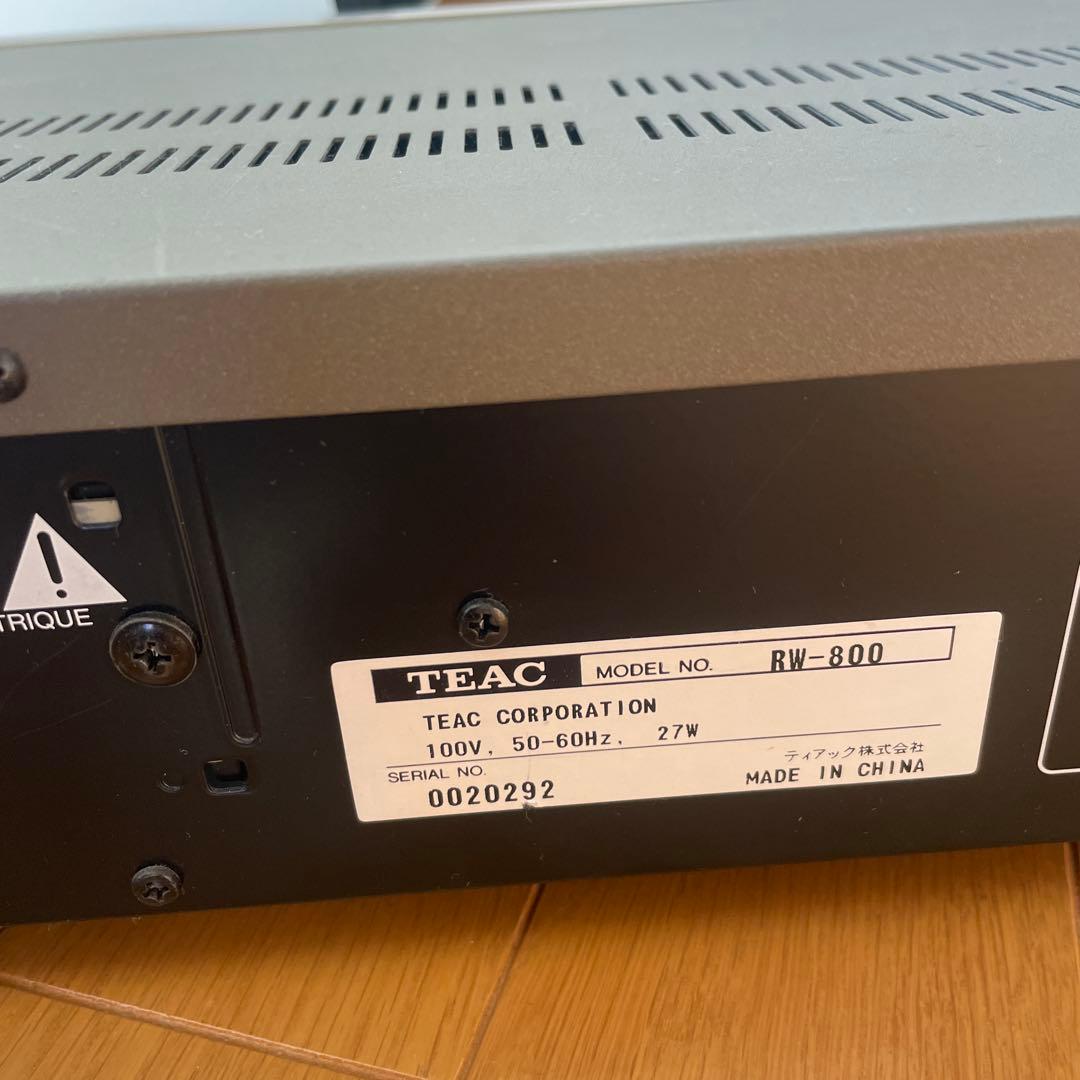 TEAC CDレコーダー　RW-800
