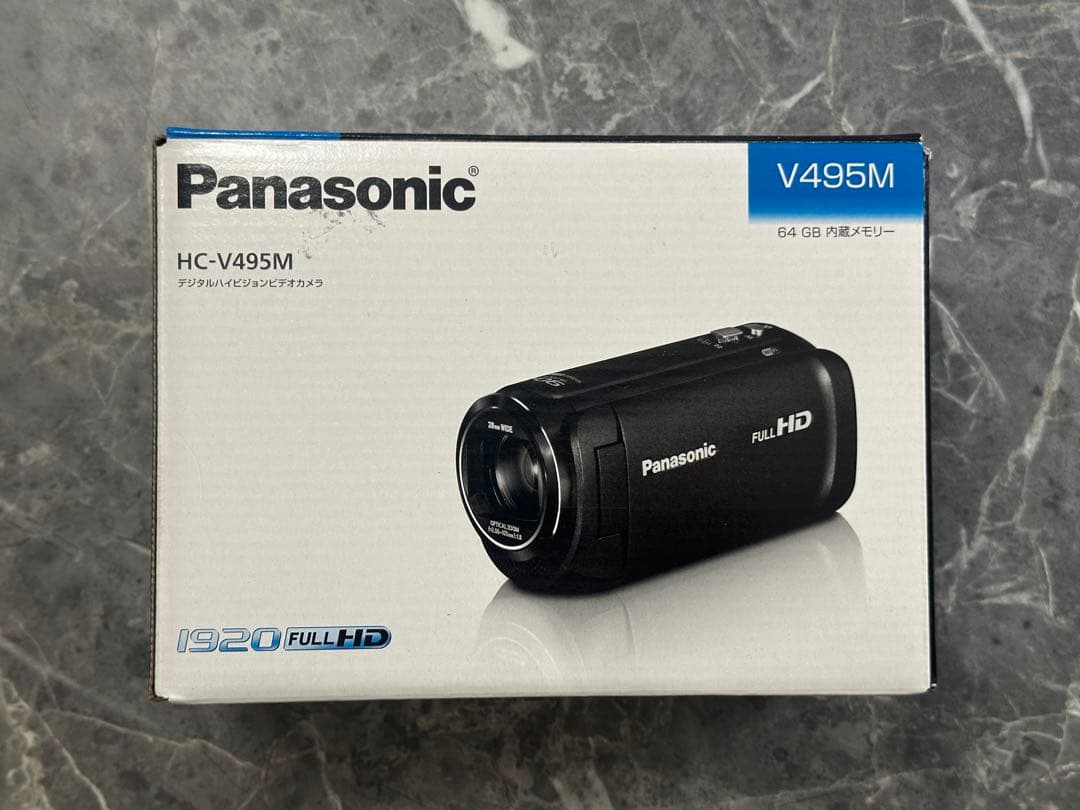 【新品】Panasonic HC-V495M ビデオカメラ 64GB