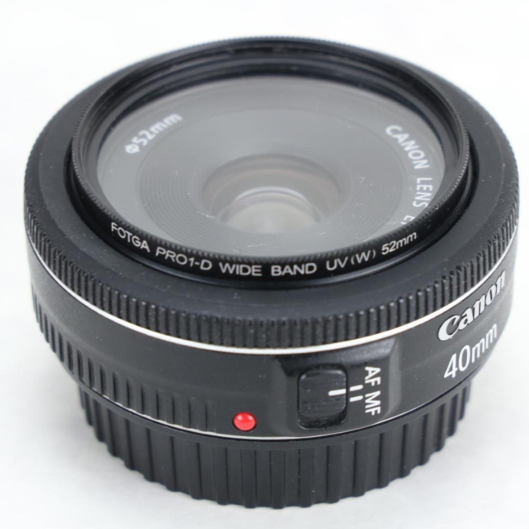 EF 40mm F2.8 STM UVフィルター付き