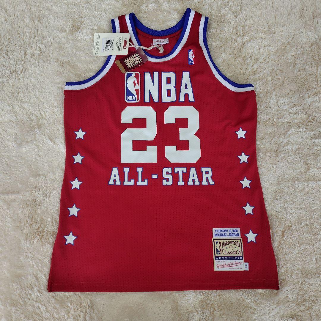 ミッチェルアンドネス　1989オールスター　マイケルジョーダン レッド23