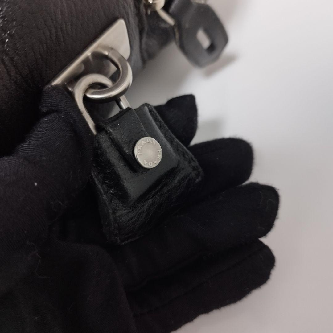 美品☆　PRADA　archive　市川隼基さん着用モデル　オールレザー　バッグ