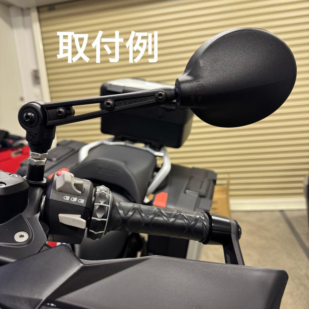 全車種適合 ツアラテック　フォールディングミラー　左右セット　極上品