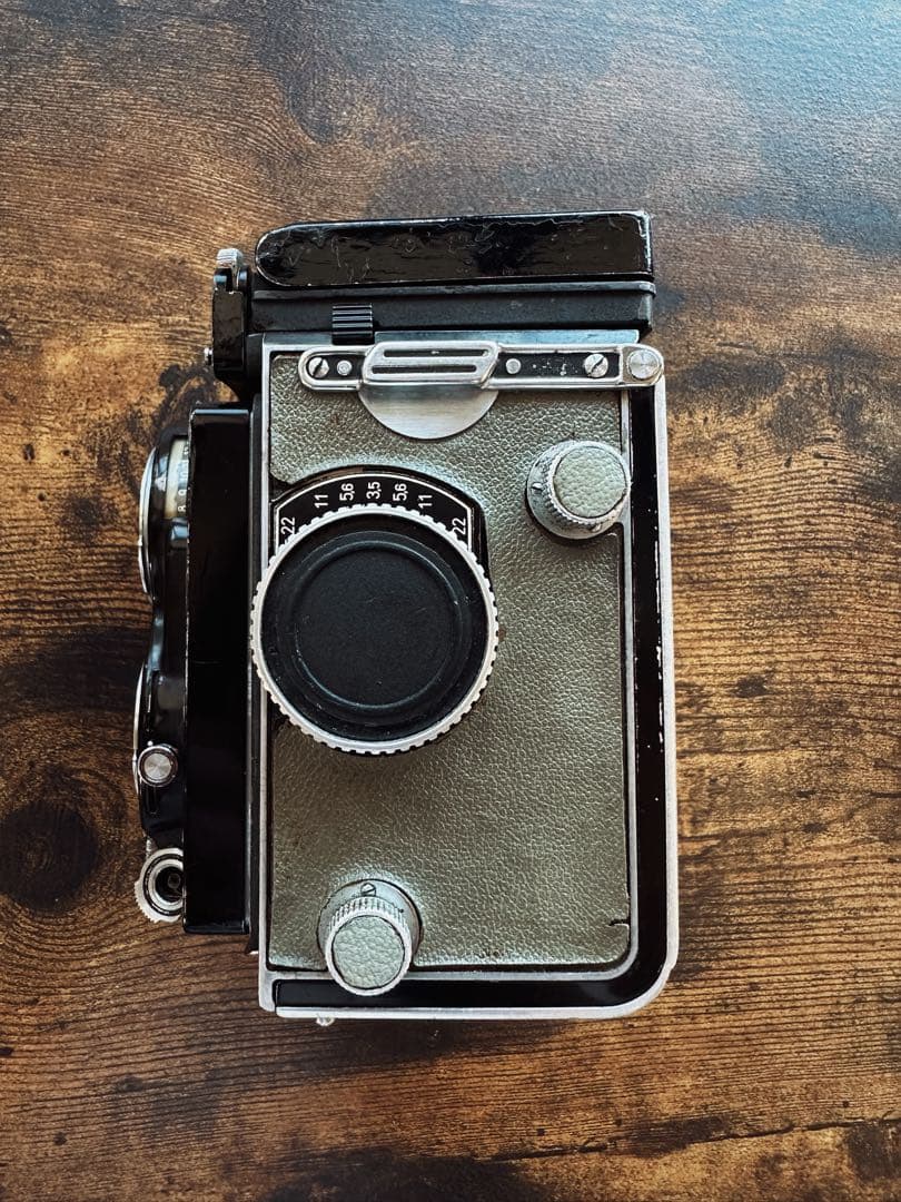 希少グレー革！ Rolleiflex T Tessar 75mm f3.5