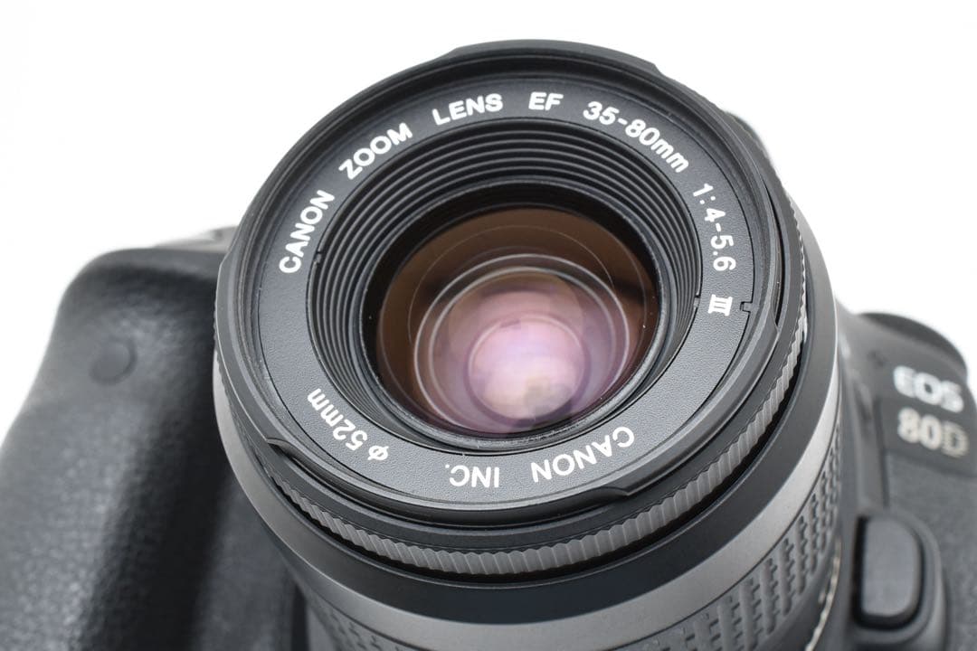 一眼レフカメラCanon EOS 80D標準レンズセット/EF35-80mm