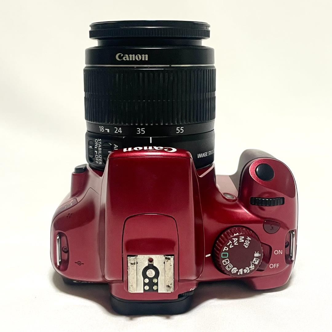 映える赤❣️ Canon EOS Kiss X50 IS II レンズ 初心者◎