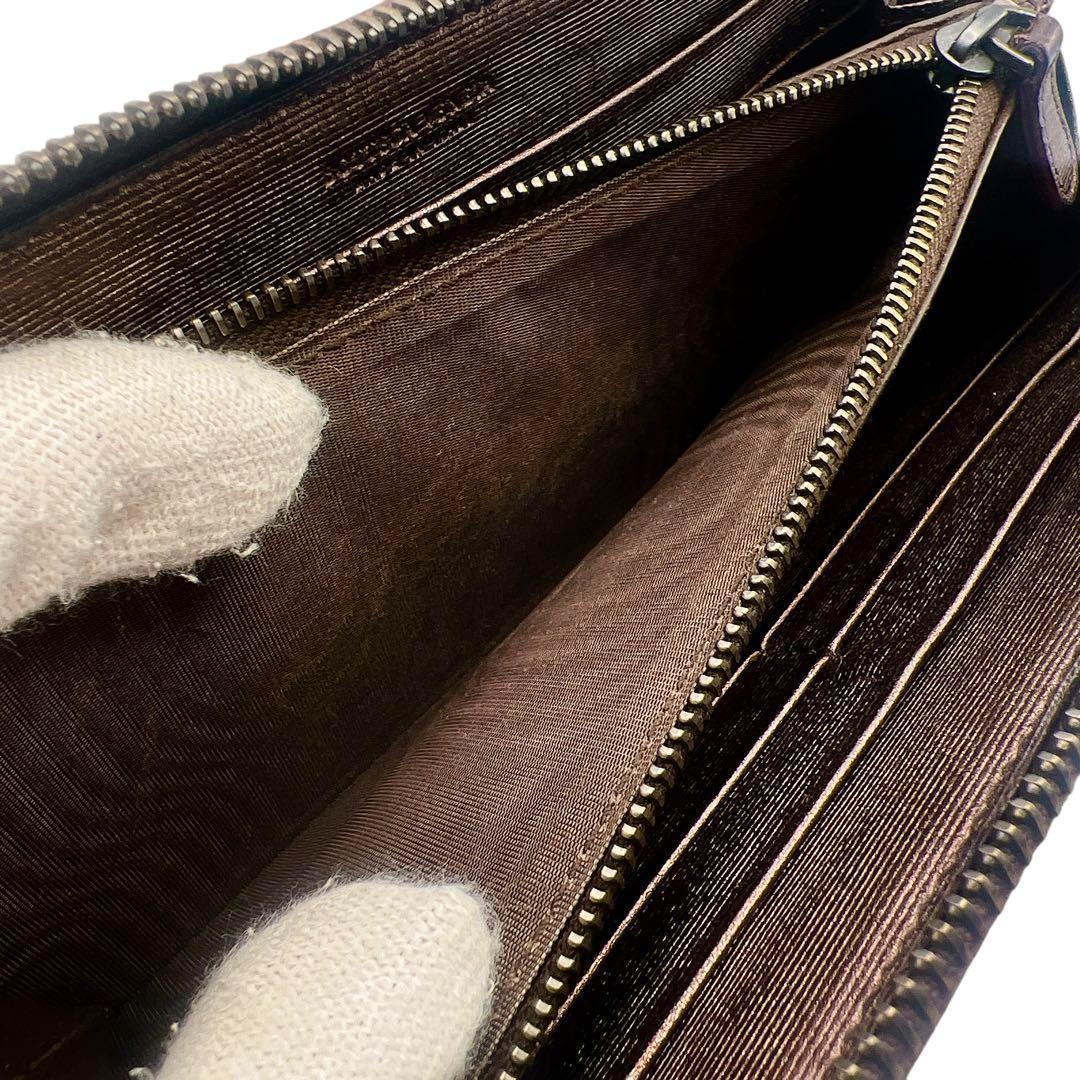 BOTTEGA VENETA ブラウン イントレチャート 長財布 6629