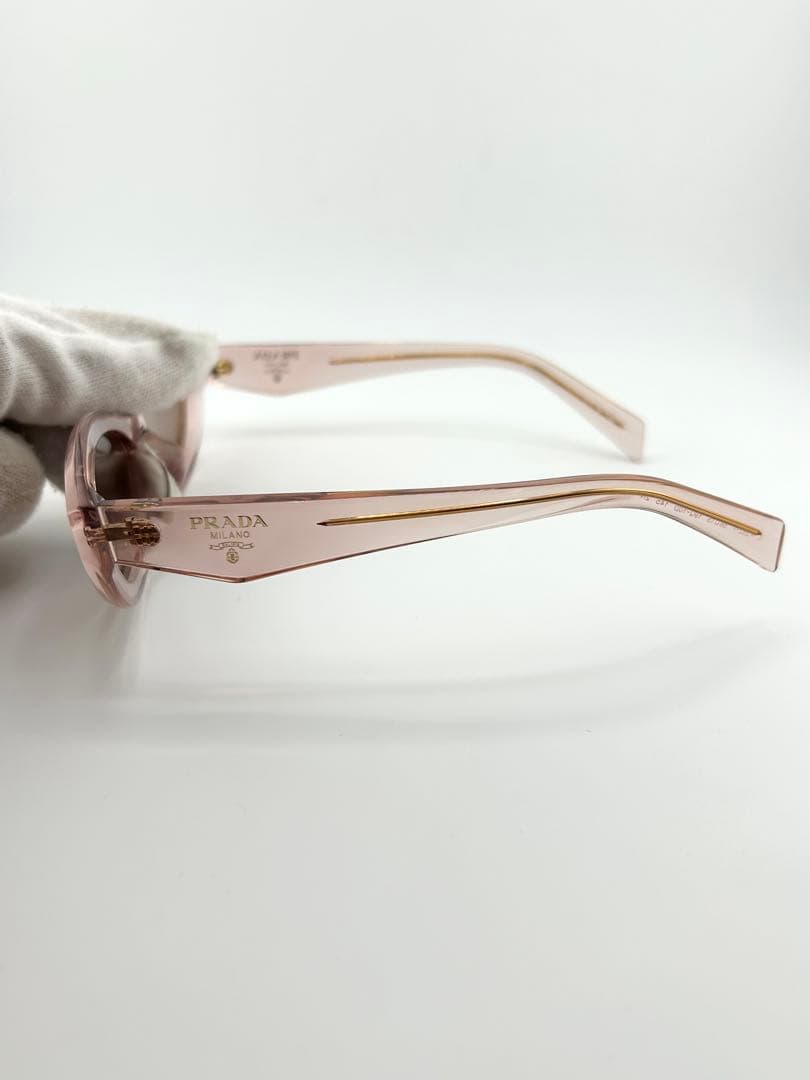 ✨極上美品・付属品完備✨　プラダ　サングラス　シンボルロゴ　キャットアイ　Y2K
