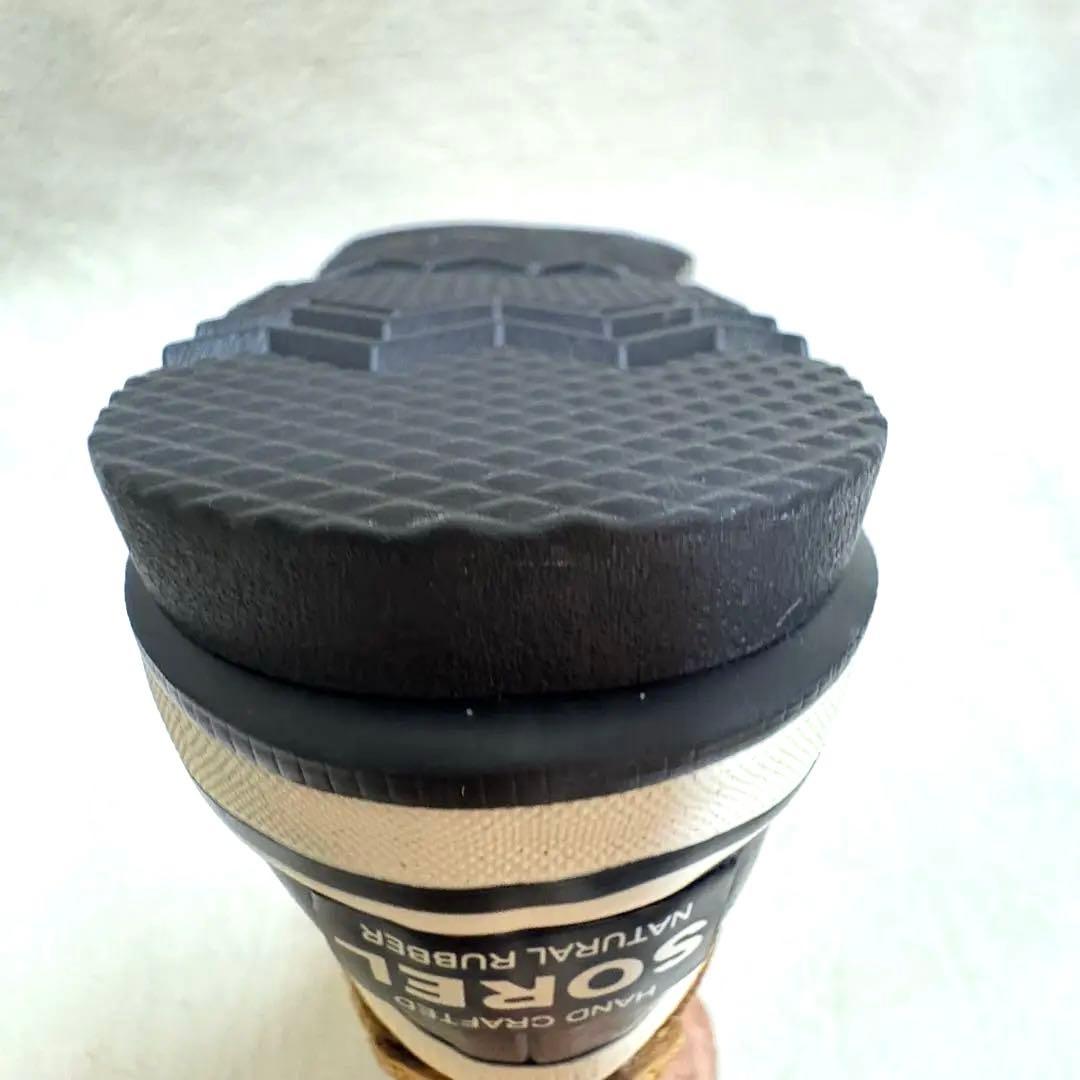 SOREL TIVOLI ソレル ティボリ スノーブーツ 黒 ベージュ 23cm