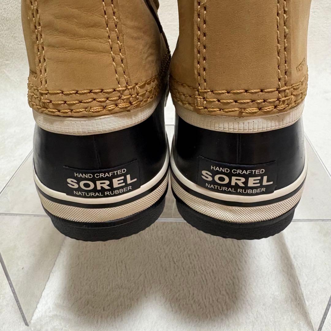 SOREL TIVOLI ソレル ティボリ スノーブーツ 黒 ベージュ 23cm