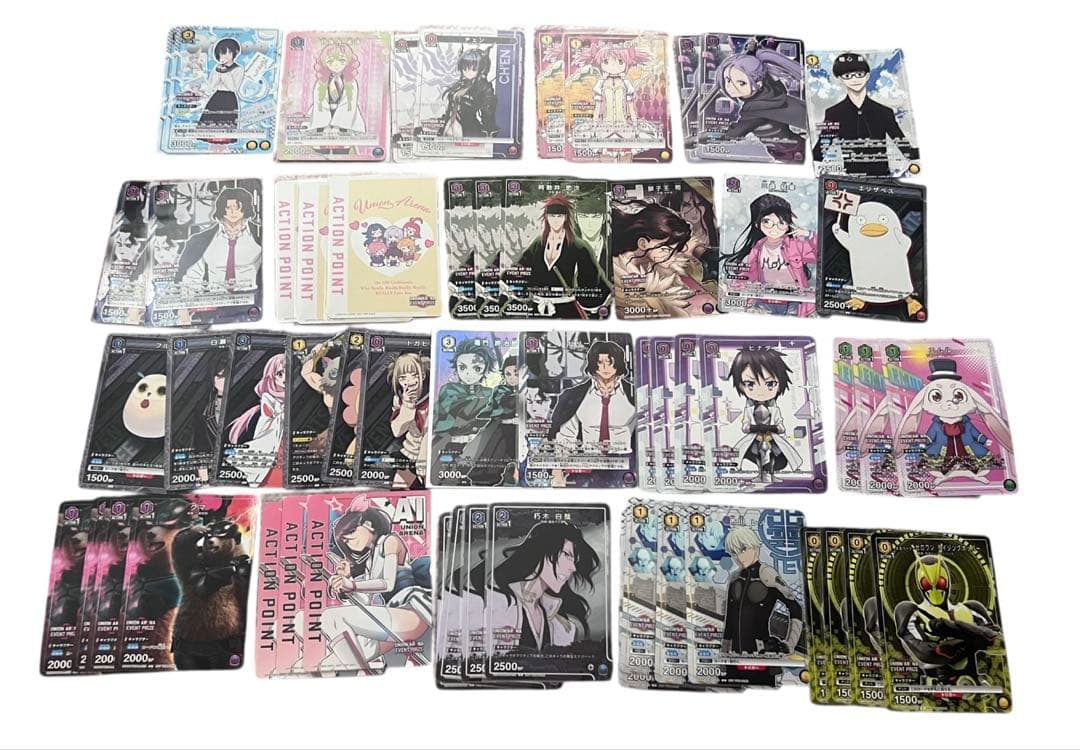 ユニオンアリーナ　構築済　デッキ　銀魂　桂　シャンフロ　赤　黄　プロモ　引退品