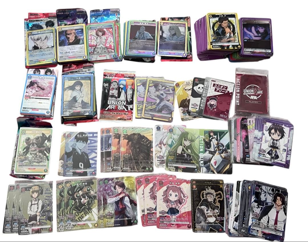 ユニオンアリーナ　構築済　デッキ　銀魂　桂　シャンフロ　赤　黄　プロモ　引退品