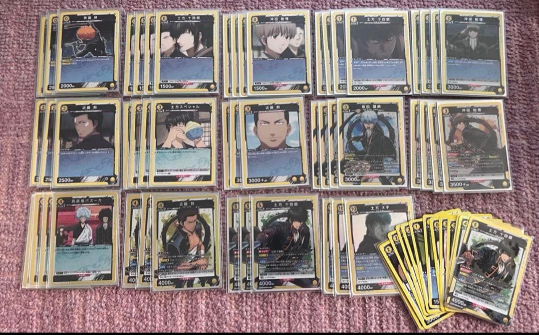 ユニオンアリーナ　構築済　デッキ　銀魂　桂　シャンフロ　赤　黄　プロモ　引退品