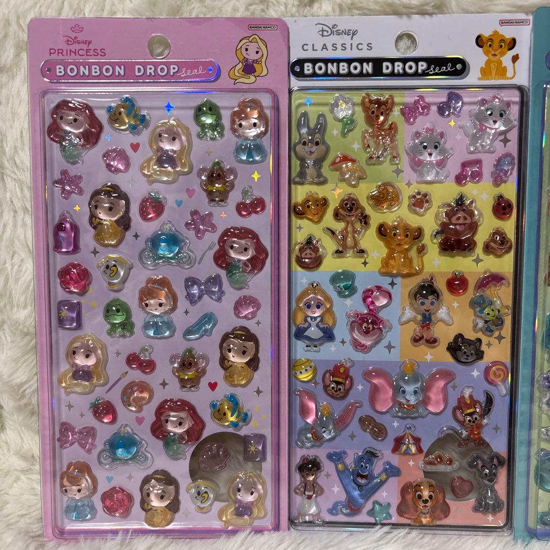 正規品　ボンボンドロップシール　ディズニーセット