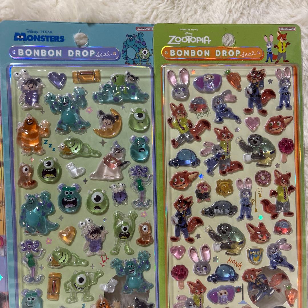 正規品　ボンボンドロップシール　ディズニーセット