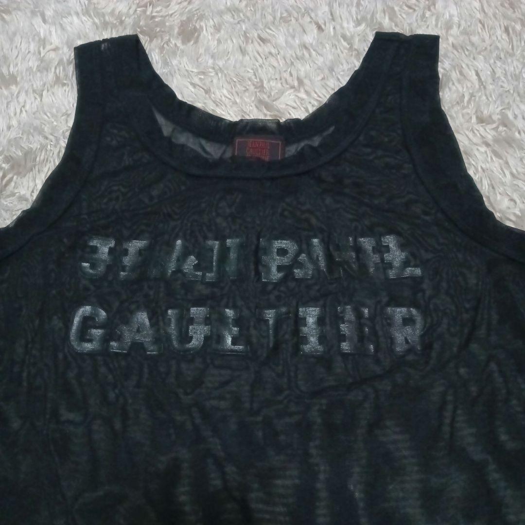 美品✨️ジャンポールゴルチエ　ロゴトップスタンクトップ　パワーネット　男女兼用