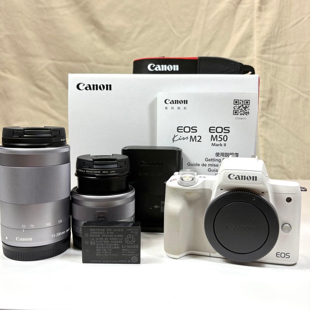 Canon EOS Kiss M2 ミラーレス一眼