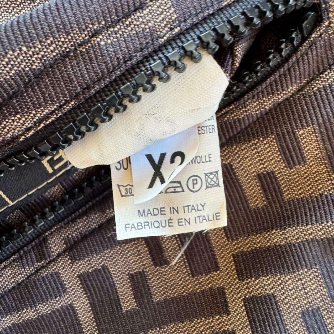 FENDI フェンディ コーチジャケット　ヴィンテージ　ズッカ　リバーシブル　L