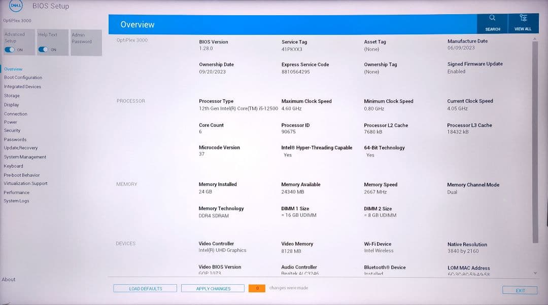 DELL OptiPlex 3000デスクトップパソコン