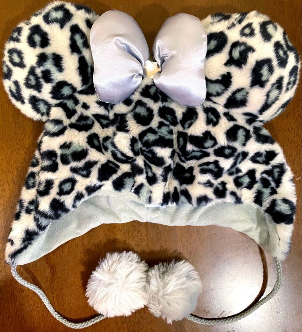 ディズニー ファンキャップ ヒョウ柄 茶 グレー セット