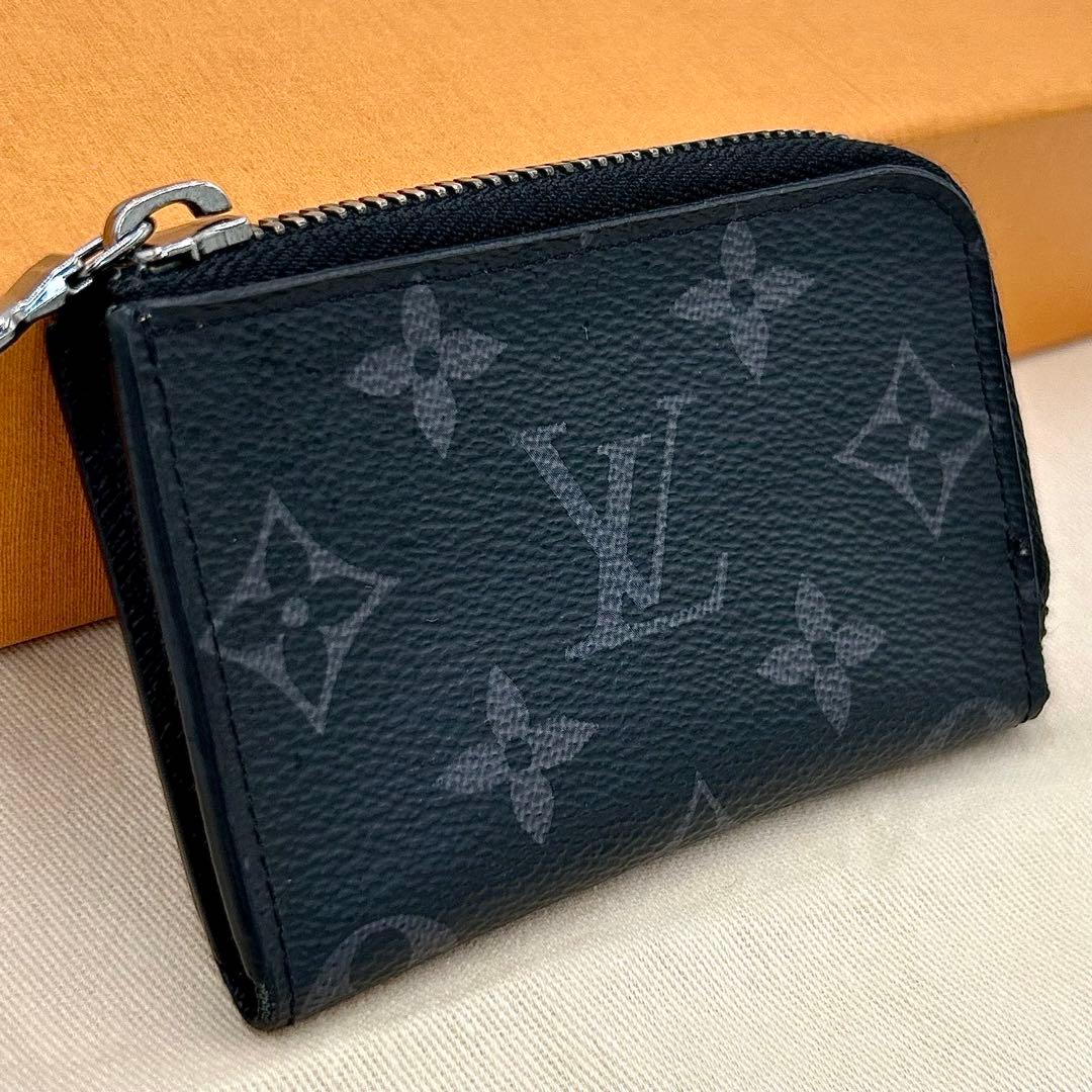 【美品】ルイヴィトン エクリプス ポルトモネジュール ケース IC 黒色