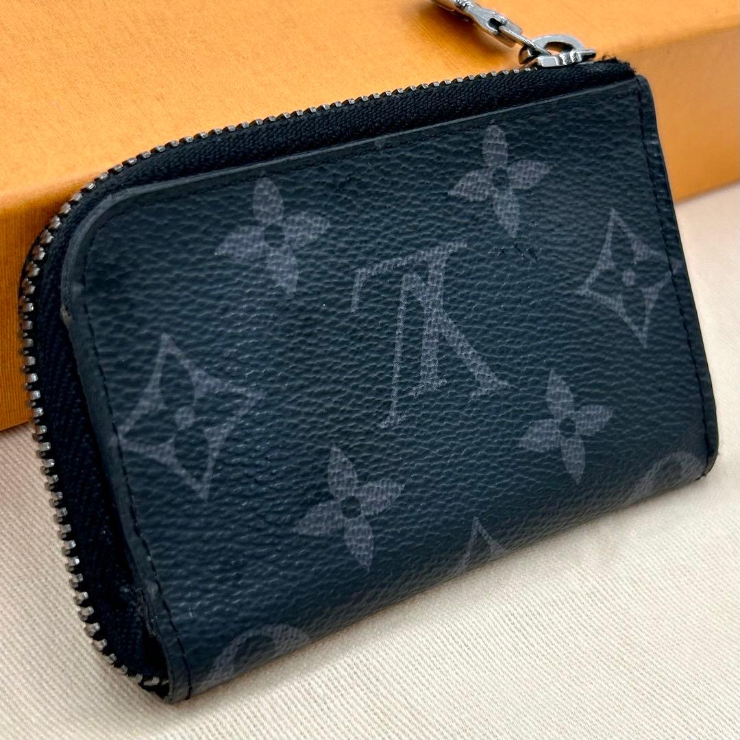 【美品】ルイヴィトン エクリプス ポルトモネジュール ケース IC 黒色