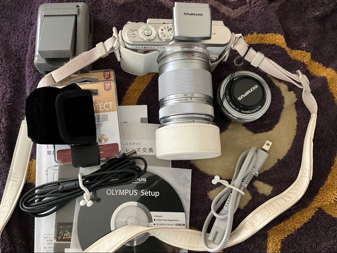 【がーる】OLYMPUS PEN E-PL8ミラーレスカメラ ダブルズーム