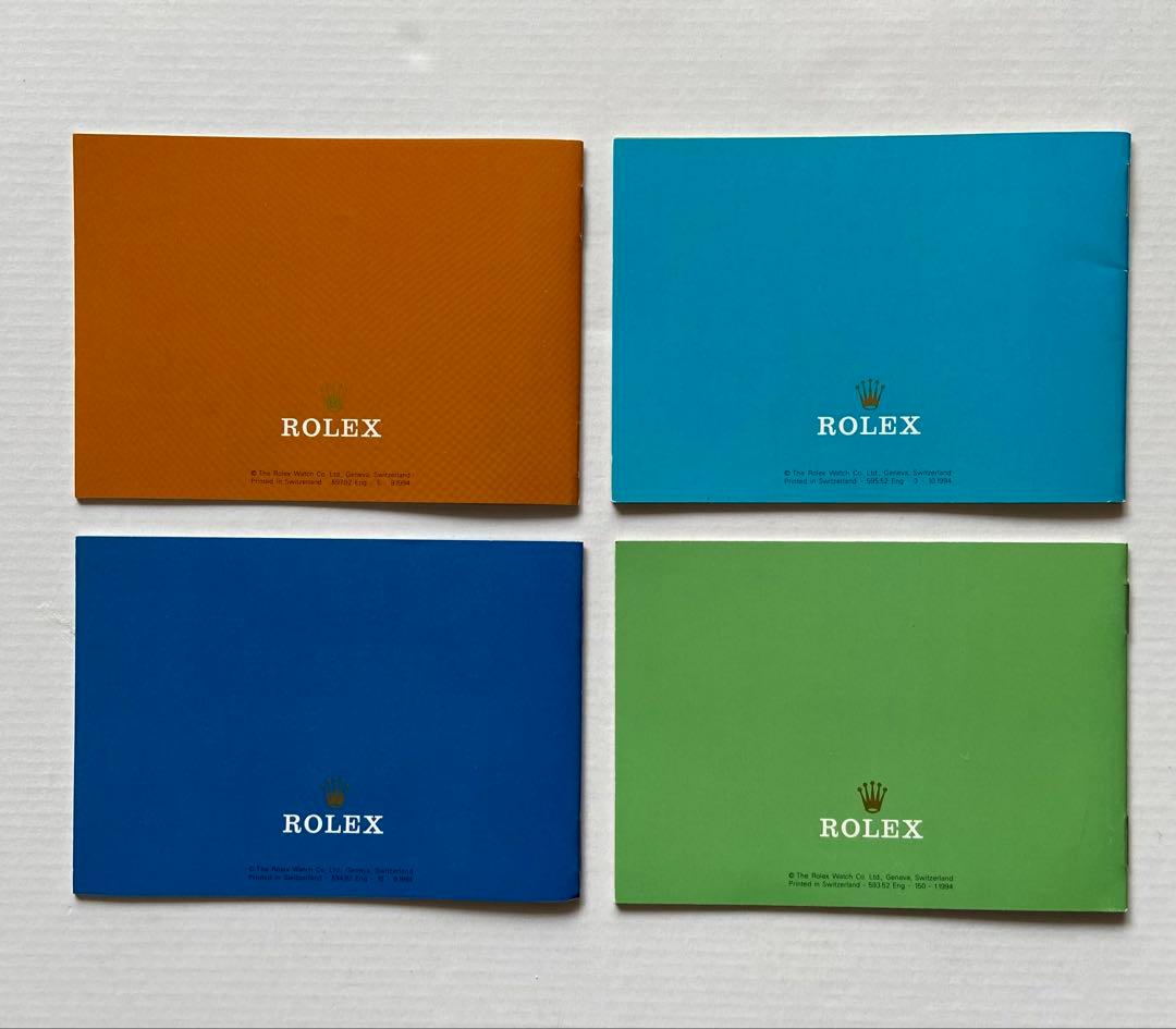 ROLEX 冊子x 4部　全1994年