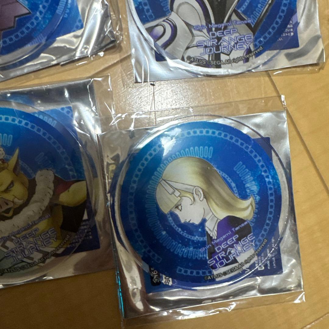 真・女神転生 DSJ 仲魔アクリルコースター ９種　未使用　ペルソナ　ATLUS