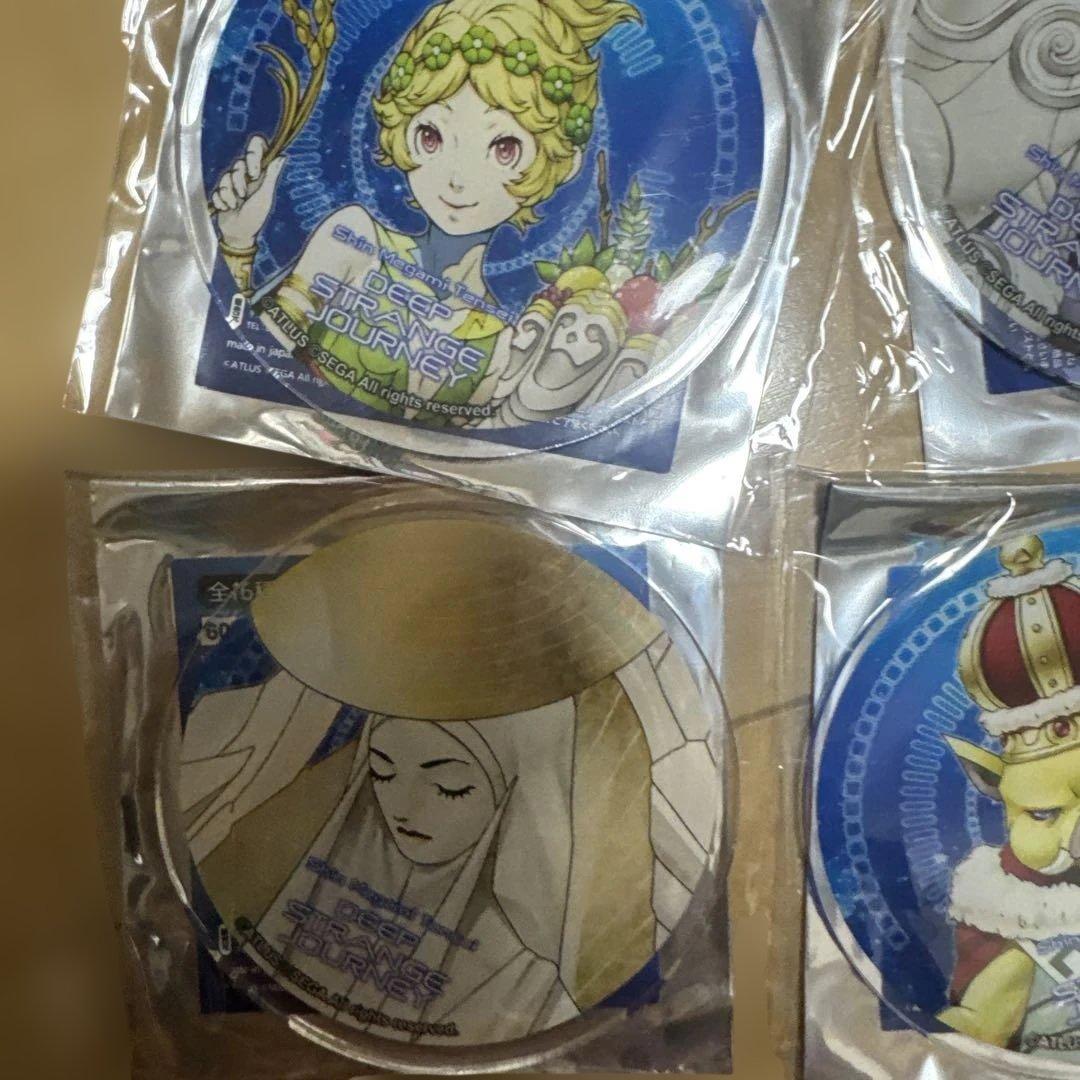 真・女神転生 DSJ 仲魔アクリルコースター ９種　未使用　ペルソナ　ATLUS