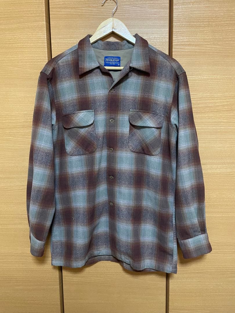 ジェイ アダムス ペンドルトン ウール ボード シャツ オンブレ チェック