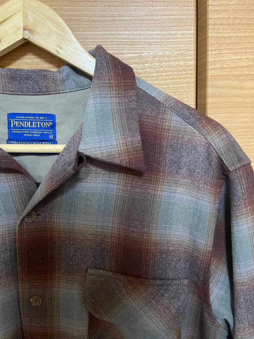 ジェイ アダムス ペンドルトン ウール ボード シャツ オンブレ チェック