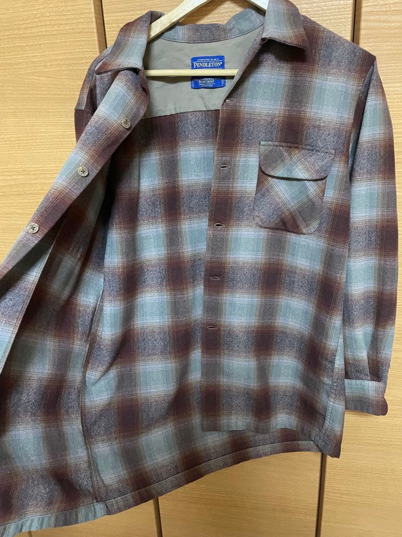 ジェイ アダムス ペンドルトン ウール ボード シャツ オンブレ チェック
