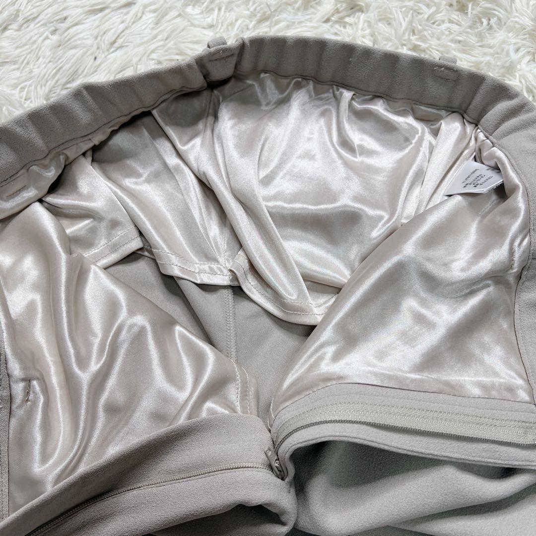 【新品未使用】Natural Basic パンツスーツ ベージュ LL