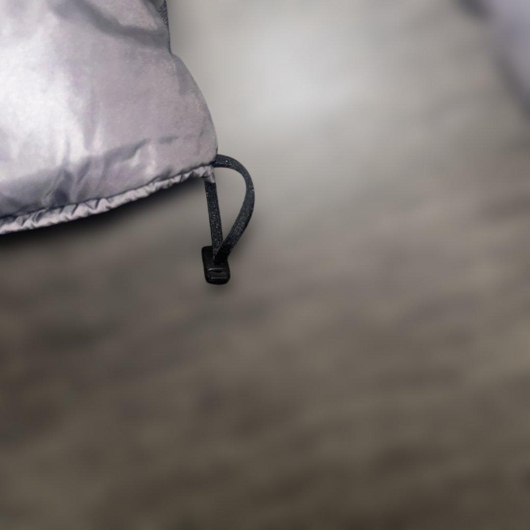 DUVETICA ダウンジャケット　ショート丈　チャコールグレー　切替　42