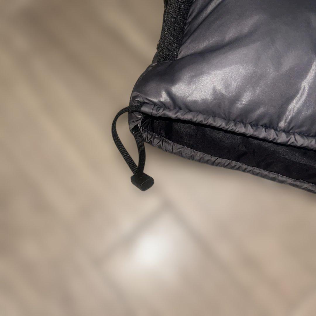 DUVETICA ダウンジャケット　ショート丈　チャコールグレー　切替　42