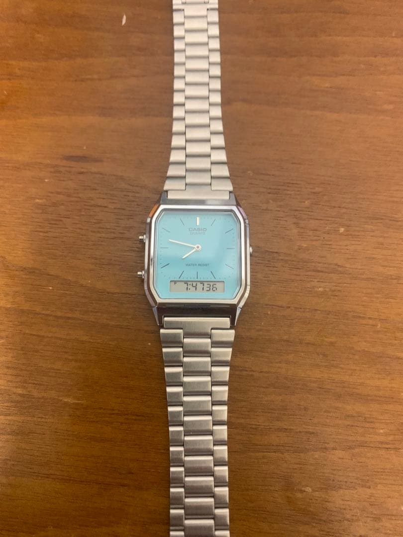 CASIO チープカシオ　ティファニーブルー