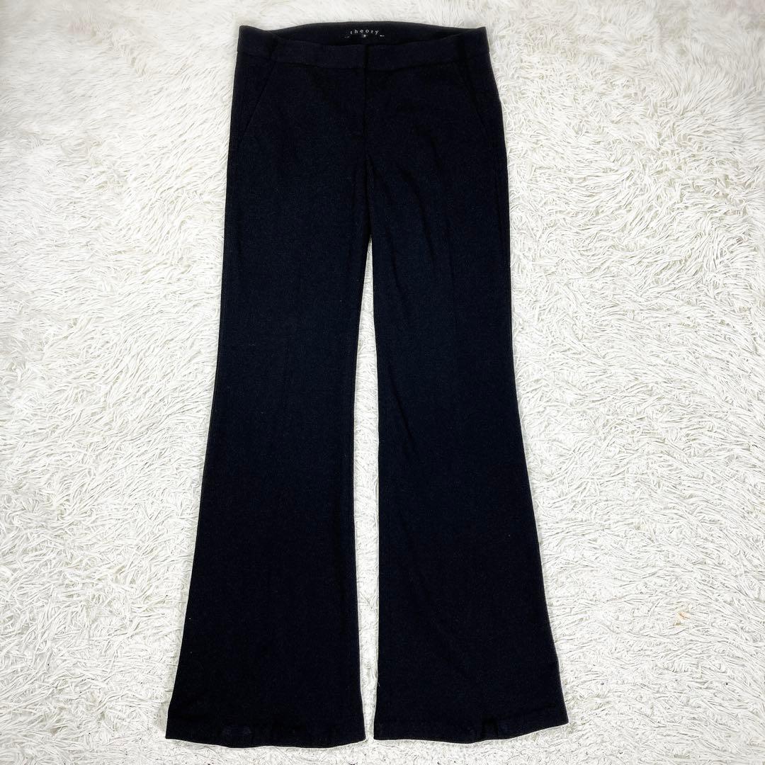 セオリー　セットアップスーツ　ストレッチ　フレア　ダークネイビー Mサイズ