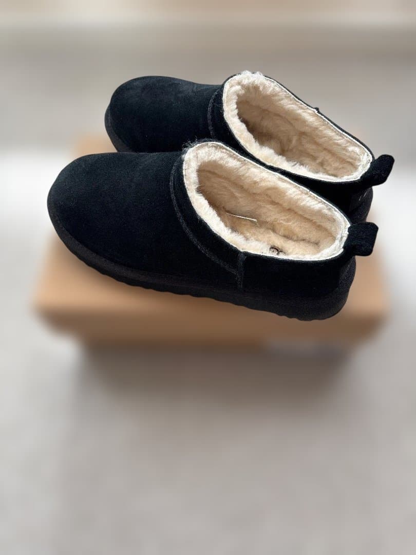 UGG W CLASSIC MICRO ブラック 8
