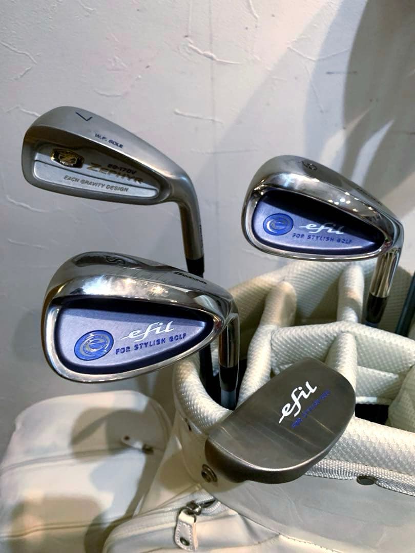 美品　ミズノ　MIZUNO エフィル　レディースゴルフクラブ セット　アディダス