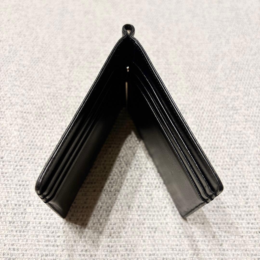 美品 モンブラン マネークリップ ホワイトスター ブラック レザー カードケース